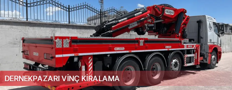 Dernekpazarı İlçemi Vinç Kiralama